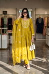 KF 658 Kalaai Chanderi Silk Embroidery Kurti With Bottom Dupatta